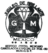 Poststempel MEXICO
